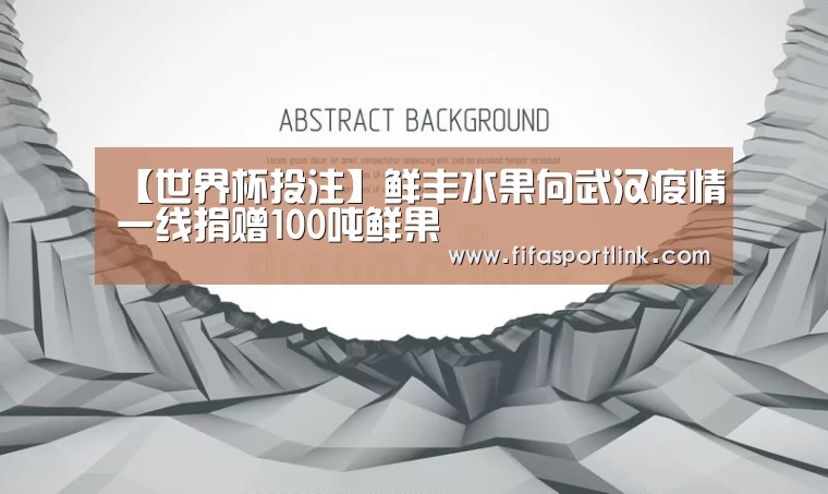 【世界杯投注】鲜丰水果向武汉疫情一线捐赠100吨鲜果(图2) 世界杯投注
